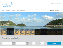 Tablet Screenshot of hostalalemana.com